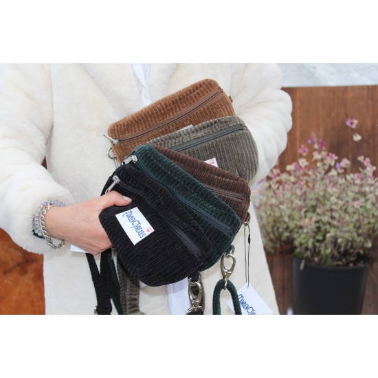 Sweetpea tiny bum bag fanny bag tan cord